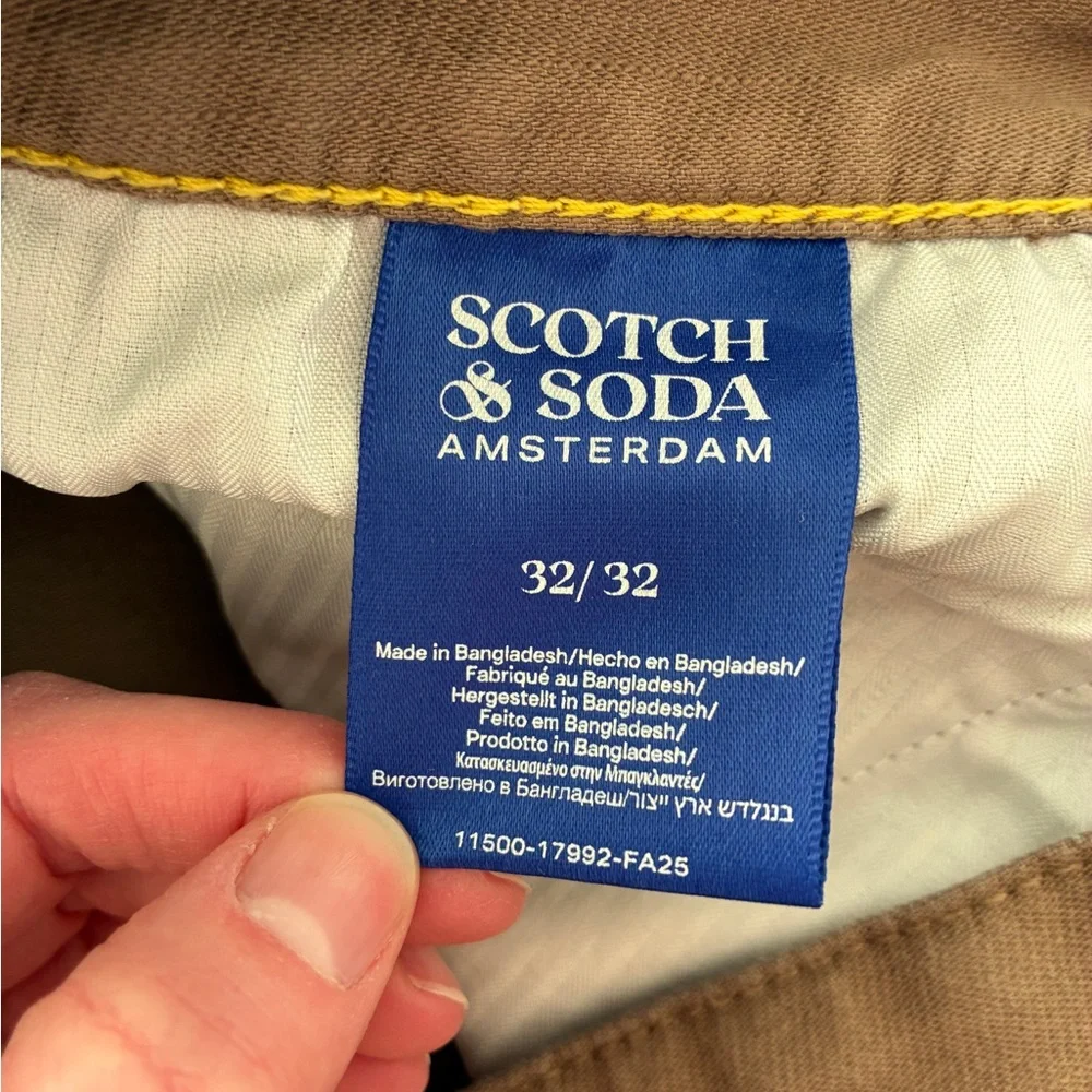 Men’s Scotch & Soda Tan Denim Pants 32/32 - Picture 5 of 5